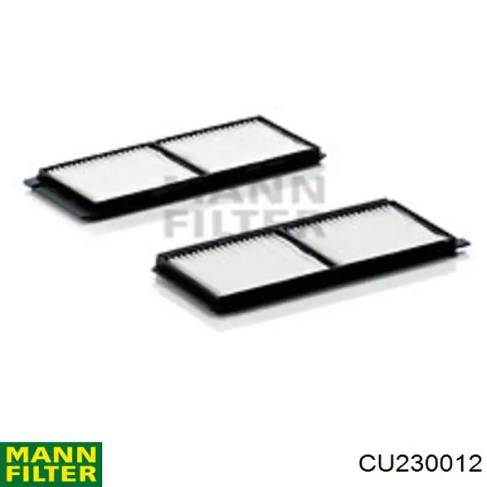 Filtr kabiny Mann-Filter CU230012 cena, od 13,52 USD