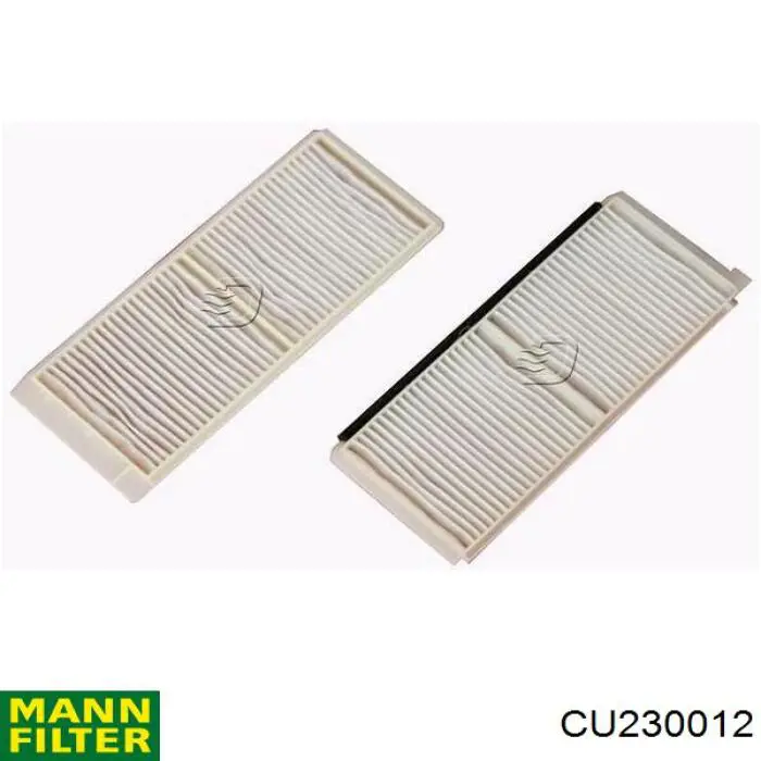 Do koszyka CU230012 Mann-Filter Filtr kabiny