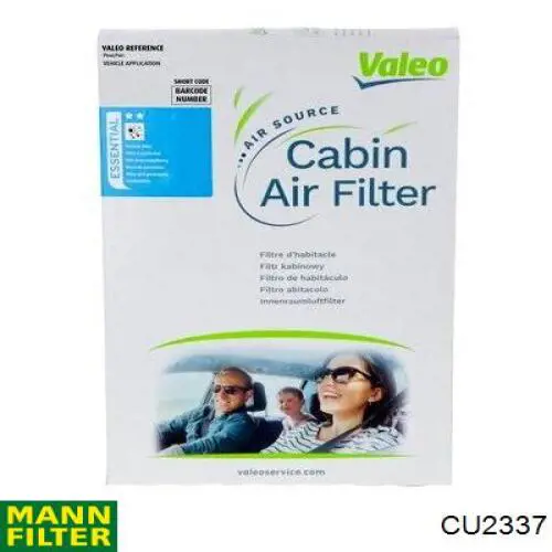 Do koszyka CU2337 Mann-Filter Filtr kabiny