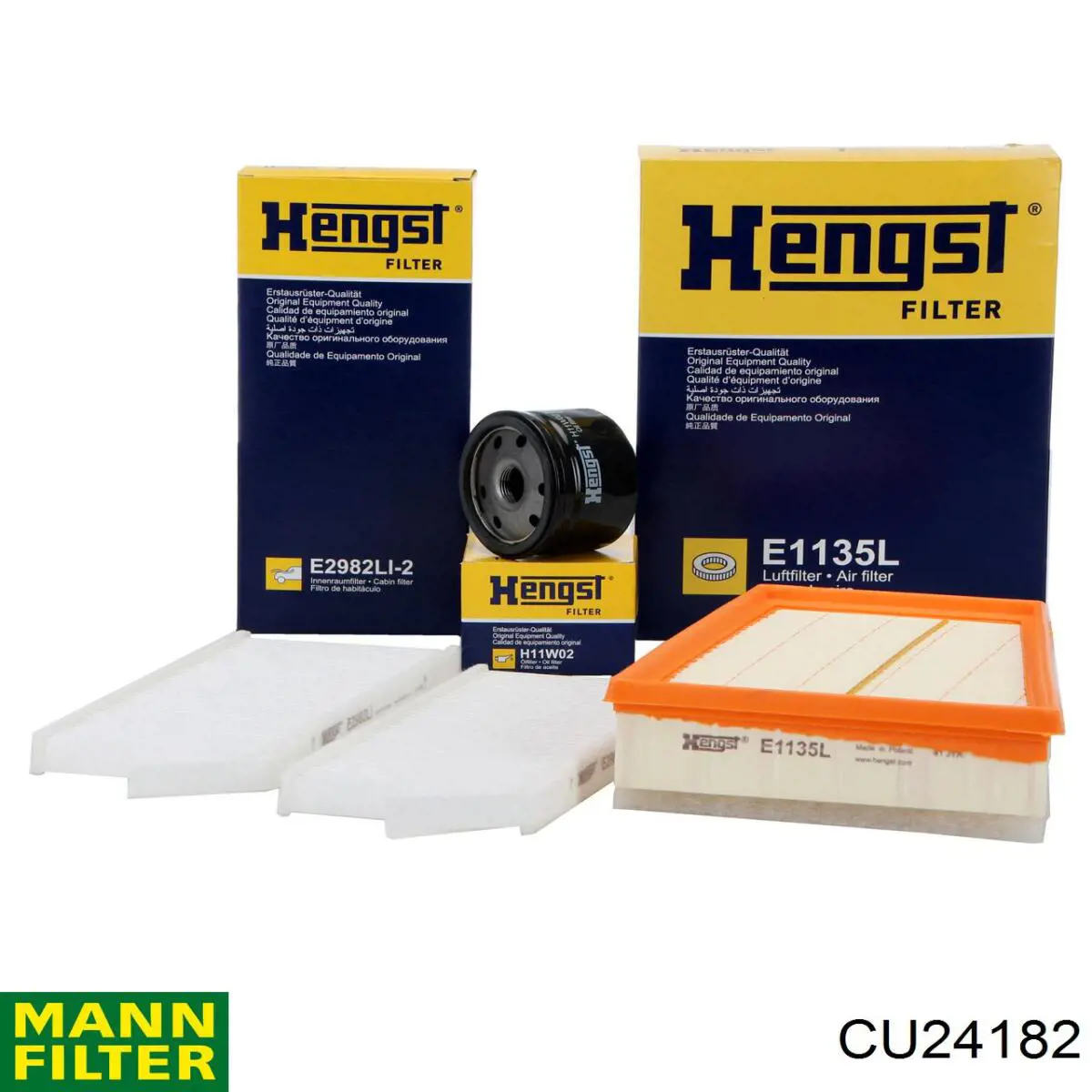 Do koszyka CU24182 Mann-Filter Filtr kabiny