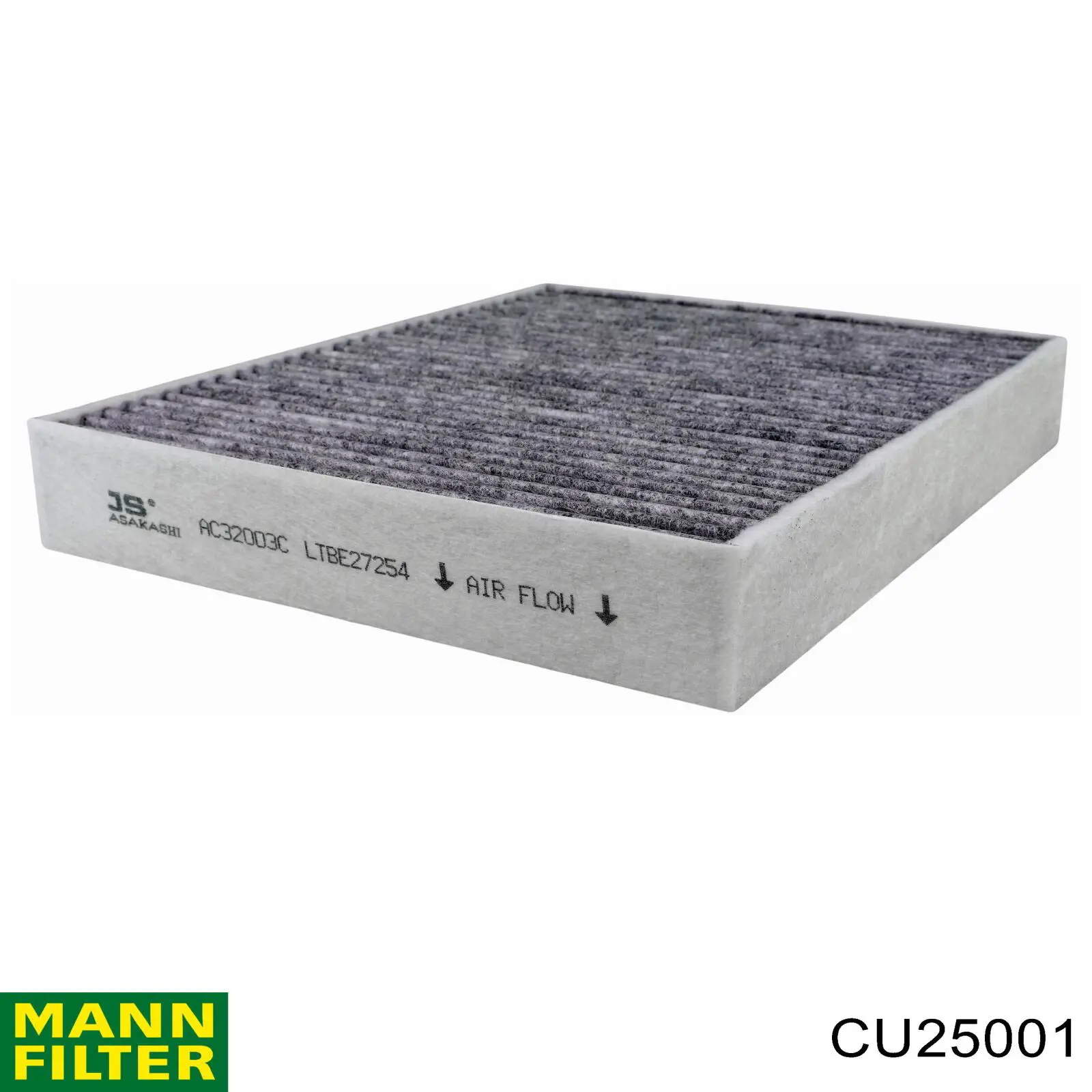 Do koszyka CU25001 Mann-Filter Filtr kabiny