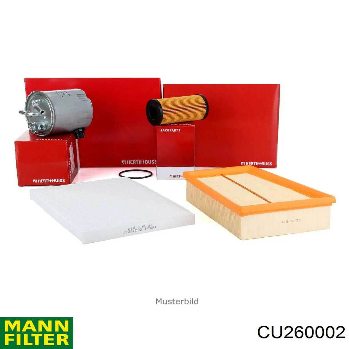 Do koszyka CU260002 Mann-Filter Filtr kabiny