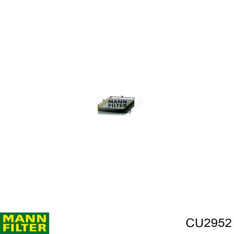 Filtr kabiny Mann-Filter CU2952 cena, od 9,42 USD