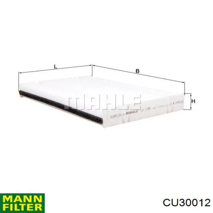 CU30012 Mann-Filter filtr kabiny