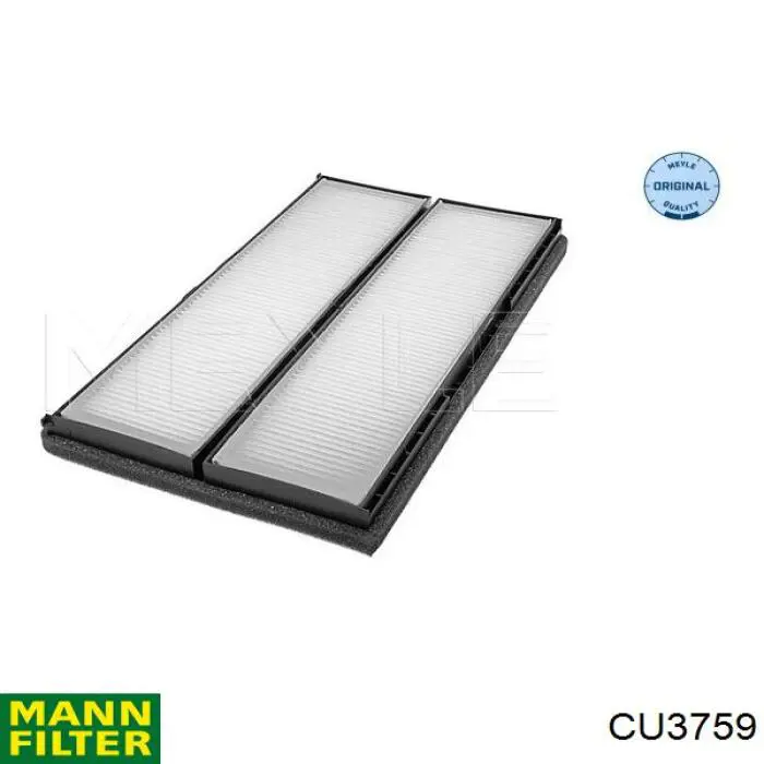 Do koszyka CU3759 Mann-Filter Filtr kabiny
