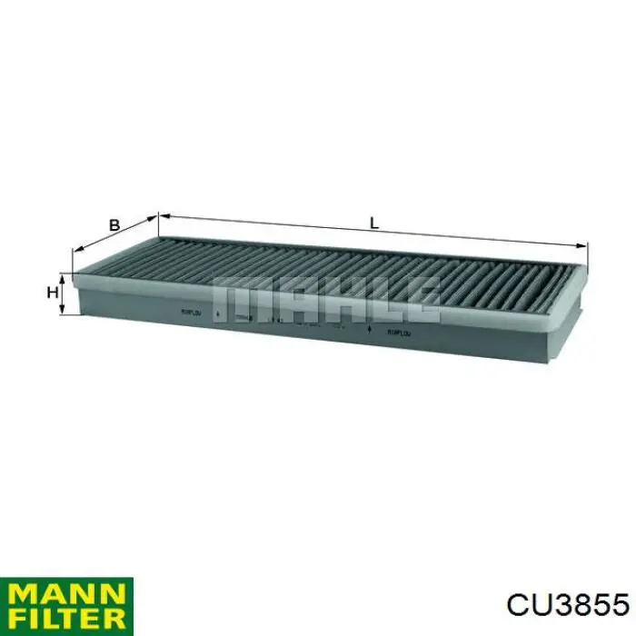 Filtr kabiny Mann-Filter CU3855 cena, od 19,43 USD