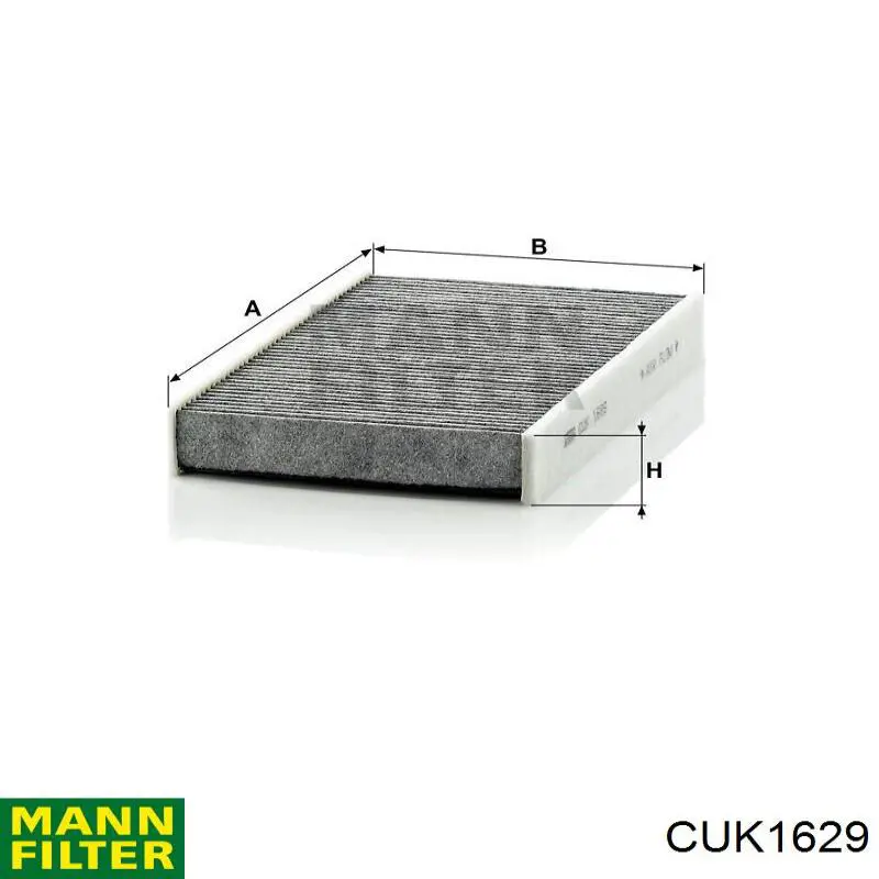 Filtr kabiny Mann-Filter CUK1629 cena, od 9,96 USD