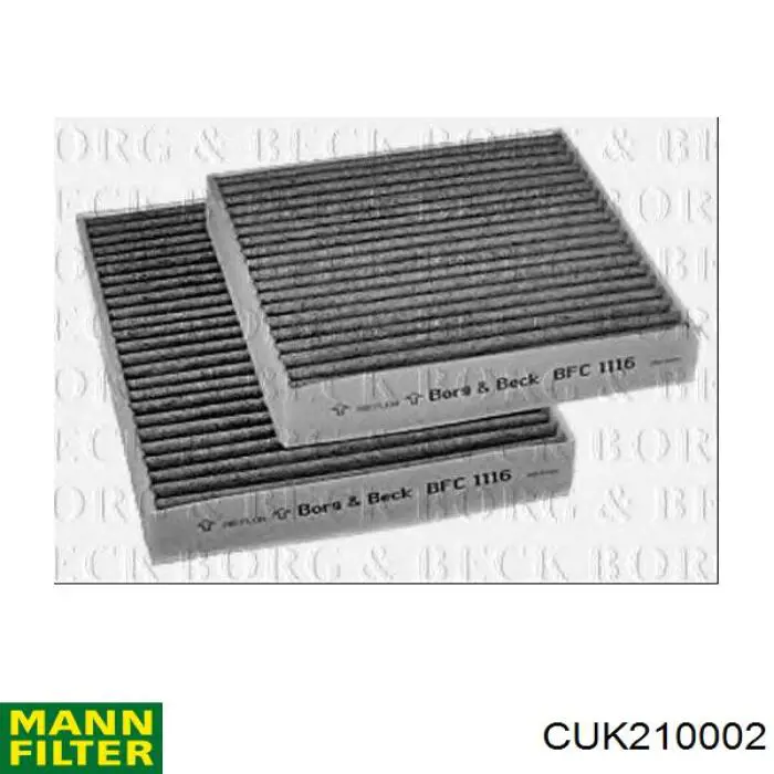 Do koszyka CUK210002 Mann-Filter Filtr kabiny