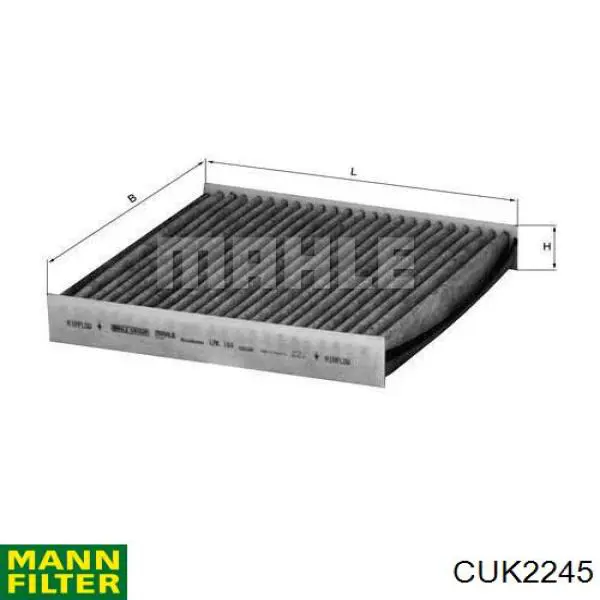Do koszyka CUK2245 Mann-Filter Filtr kabiny