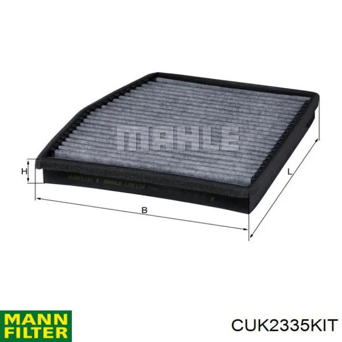 Filtr kabiny Mann-Filter CUK2335KIT cena, od 11,37 USD