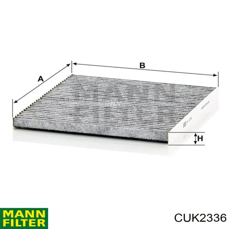 Do koszyka CUK2336 Mann-Filter Filtr kabiny