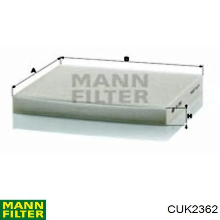 Filtr kabiny Mann-Filter CUK2362 cena, od 11,73 USD