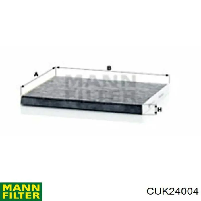 Filtr kabiny Mann-Filter CUK24004 cena, od 9,96 USD