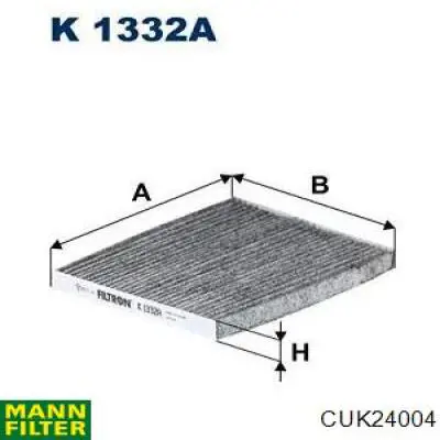 Do koszyka CUK24004 Mann-Filter Filtr kabiny