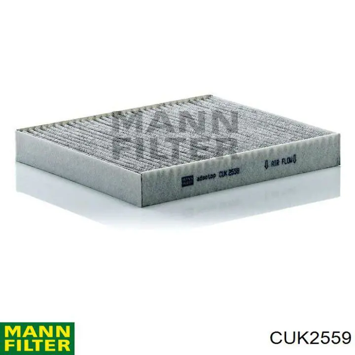 Do koszyka CUK2559 Mann-Filter Filtr kabiny