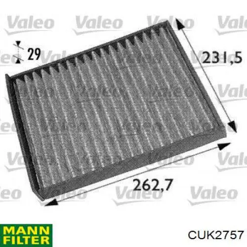 Do koszyka CUK2757 Mann-Filter Filtr kabiny