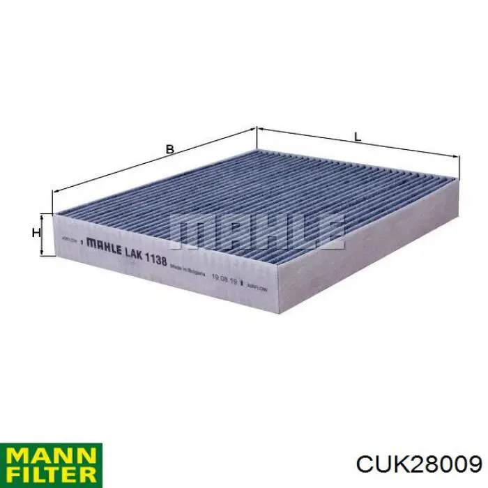 Filtr kabiny Mann-Filter FP28009 cena, od 18,37 USD