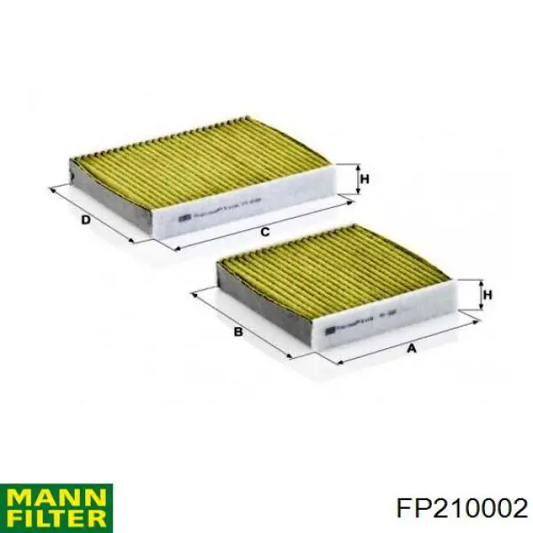 FP210002 Mann-Filter Filtr kabiny