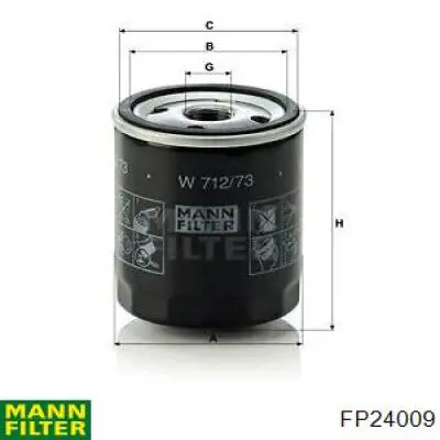 Do koszyka FP24009 Mann-Filter Filtr kabiny