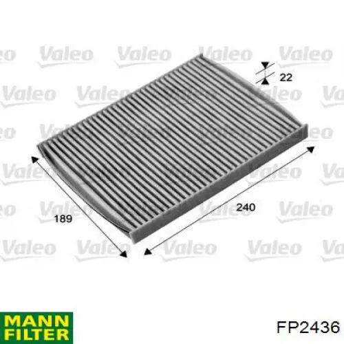 FP2436 Mann-Filter Filtr kabiny