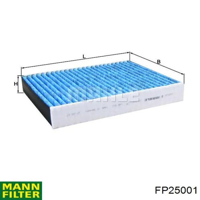 Filtr kabiny Mann-Filter FP25001 cena, od 26,79 USD