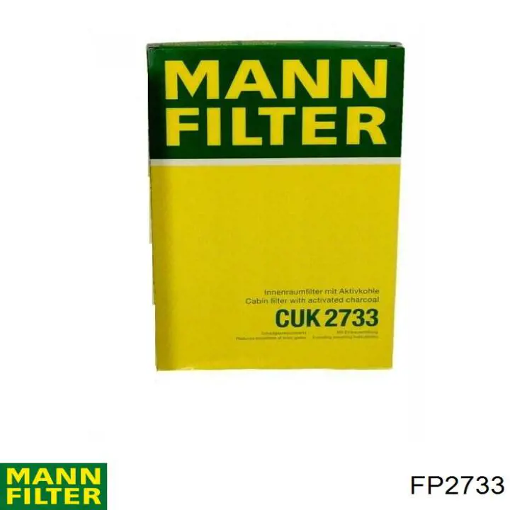 Filtr kabiny Mann-Filter FP2733 cena, od 16,22 USD
