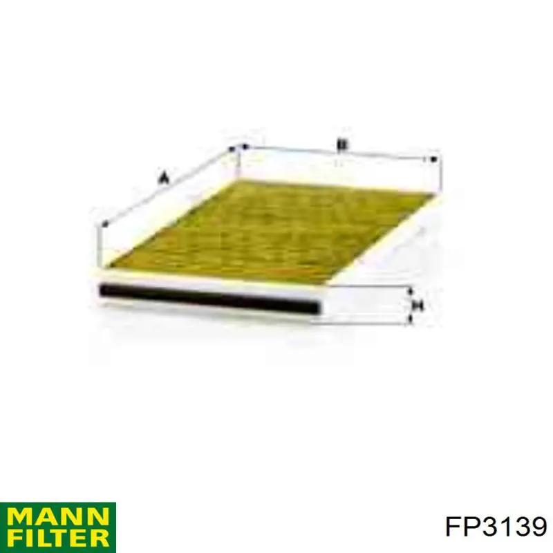 FP3139 Mann-Filter Filtr kabiny