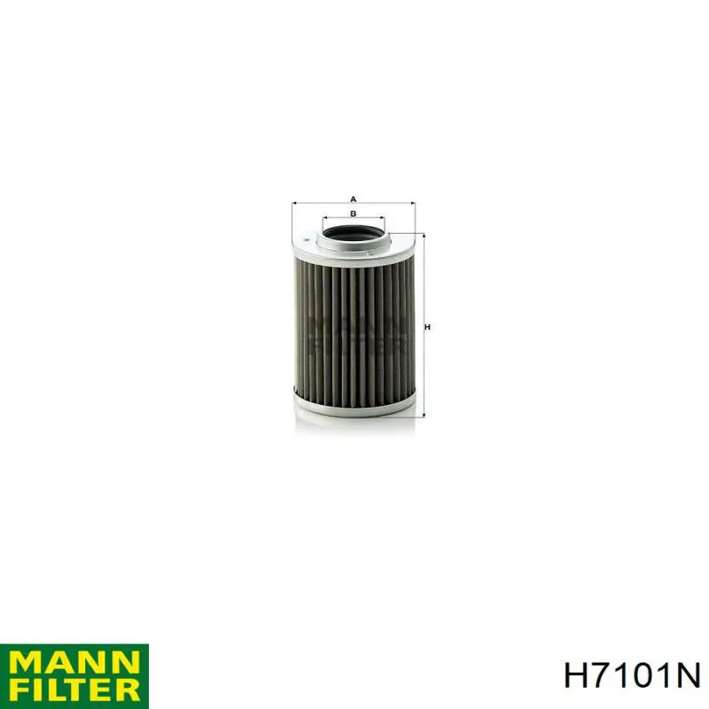 Filtr automatycznej skrzyni biegów H7101N Mann-Filter