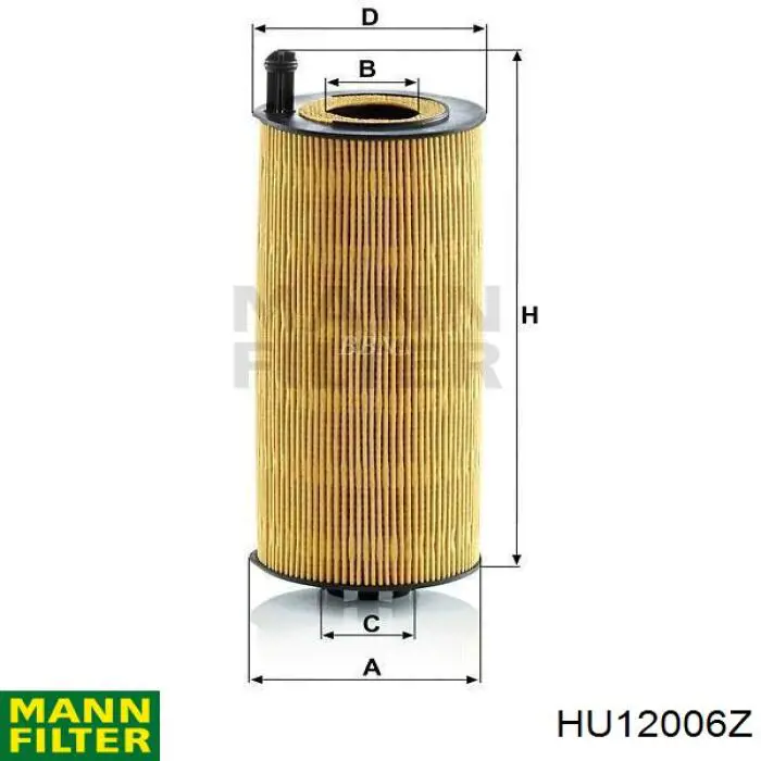 Filtr oleju Mann-Filter HU12006Z cena, od 44,01 USD