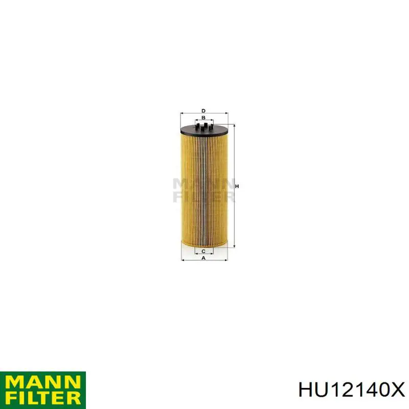 Filtr oleju Mann-Filter HU12140X cena, od 20,63 USD