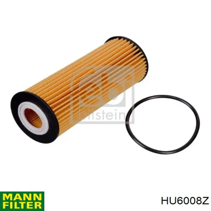 Do koszyka HU6008Z Mann-Filter Filtr oleju