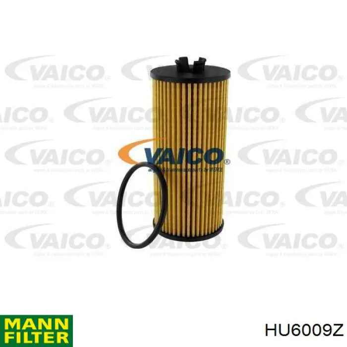 Do koszyka HU6009Z Mann-Filter Filtr oleju