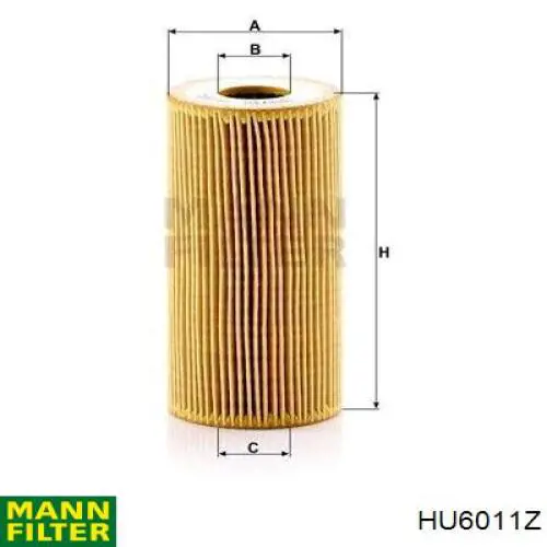 Filtr oleju Mann-Filter HU6011Z cena, od 7,40 USD