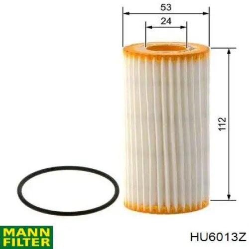 Filtr oleju Mann-Filter HU6013Z cena, od 8,21 USD