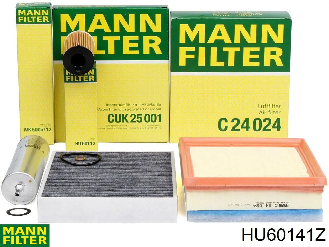 Do koszyka HU60141Z Mann-Filter Filtr oleju
