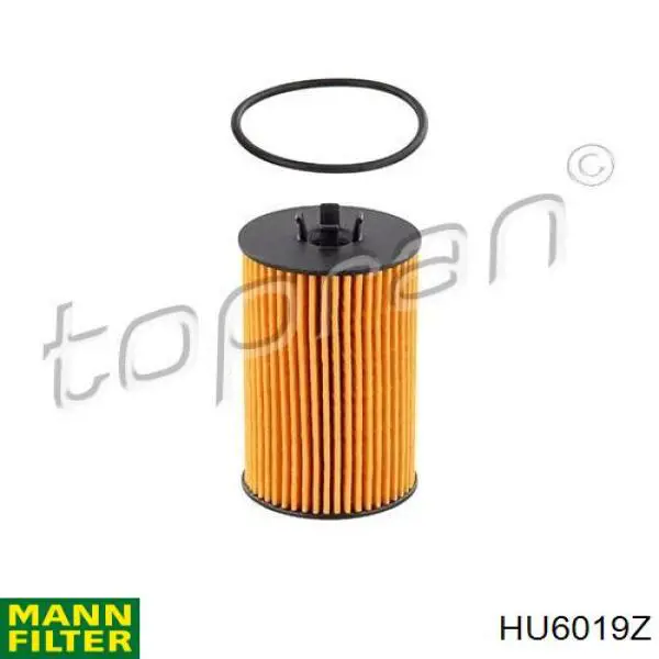 Do koszyka HU6019Z Mann-Filter Filtr oleju