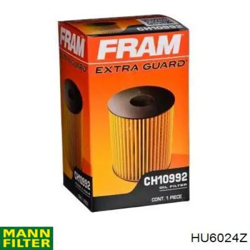 Do koszyka HU6024Z Mann-Filter Filtr oleju