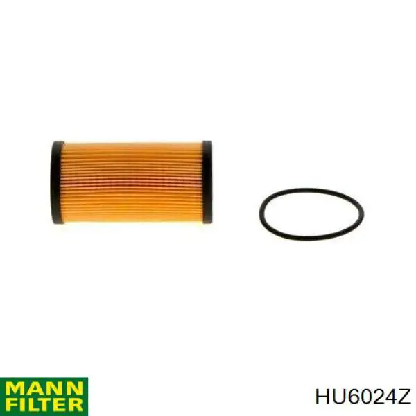 Do koszyka HU6024Z Mann-Filter Filtr oleju