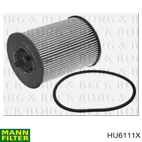 Do koszyka HU6111X Mann-Filter Filtr oleju