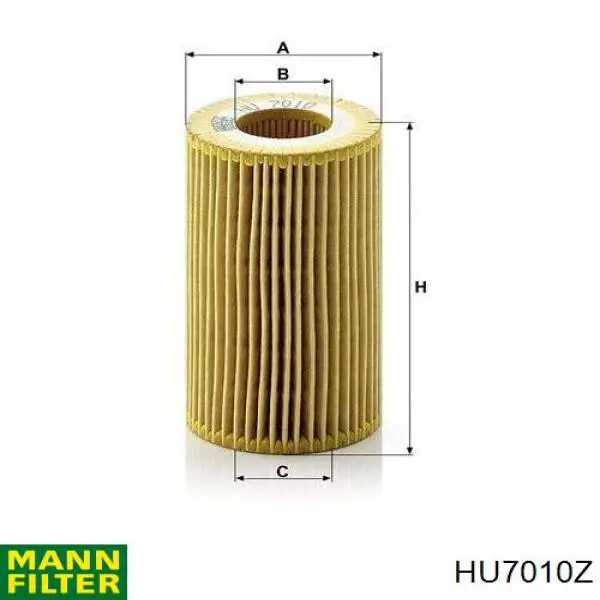 Filtr oleju Mann-Filter HU7010Z cena, od 9,50 USD