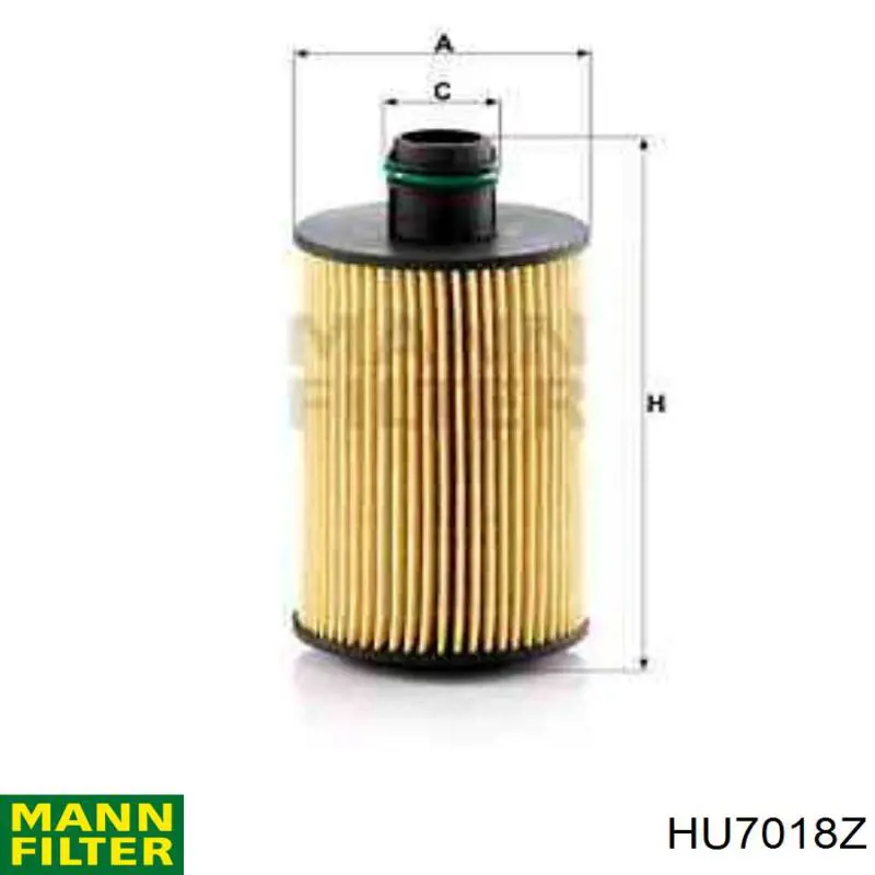 Filtr oleju Mann-Filter HU7018Z cena, od 9,38 USD