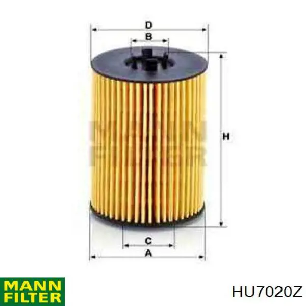 Filtr oleju Mann-Filter HU7020Z