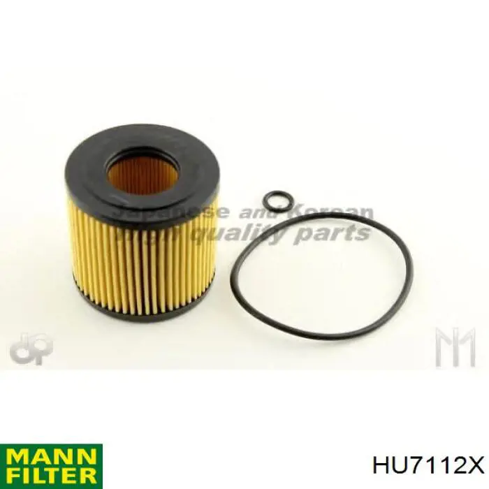 HU7112X Mann-Filter Filtr oleju