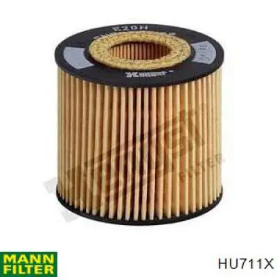 HU711X Mann-Filter filtr oleju