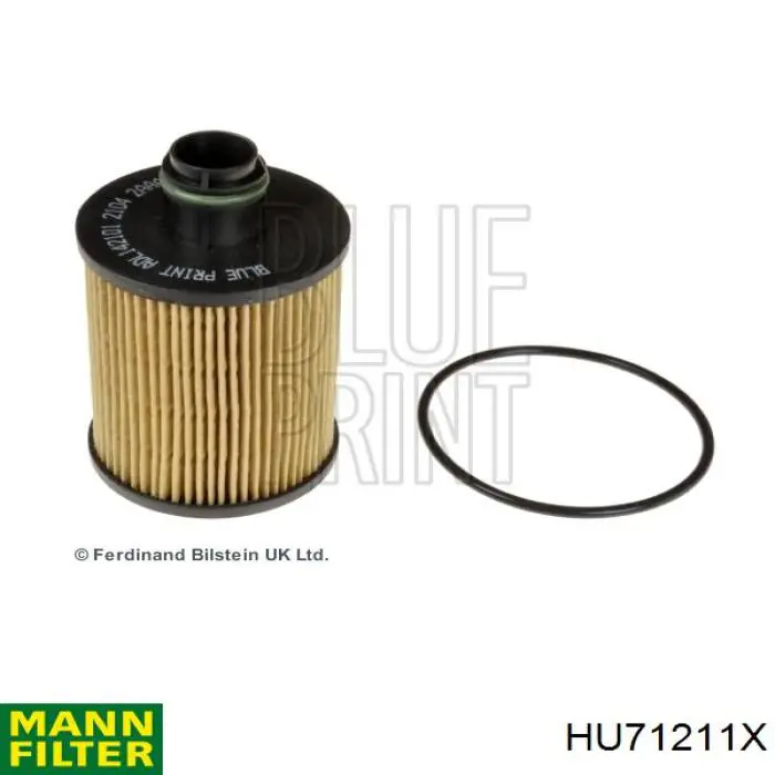 HU71211X Mann-Filter Filtr oleju