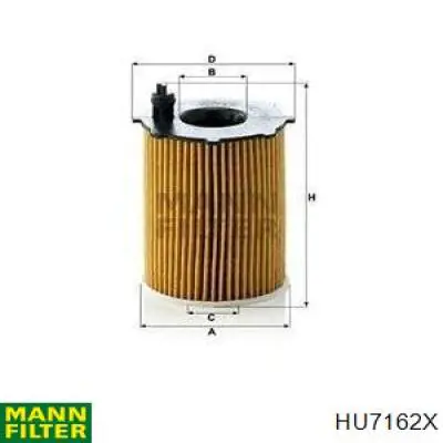 Filtr oleju Mann-Filter HU7162X cena, od 5,71 USD