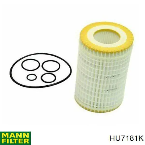 HU7181K Mann-Filter Filtr oleju