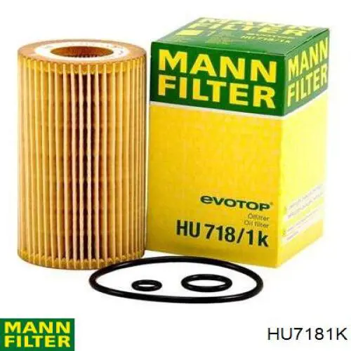 HU7181K Mann-Filter Filtr oleju
