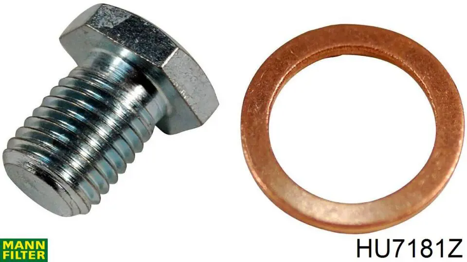 HU7181Z Mann-Filter Filtr oleju