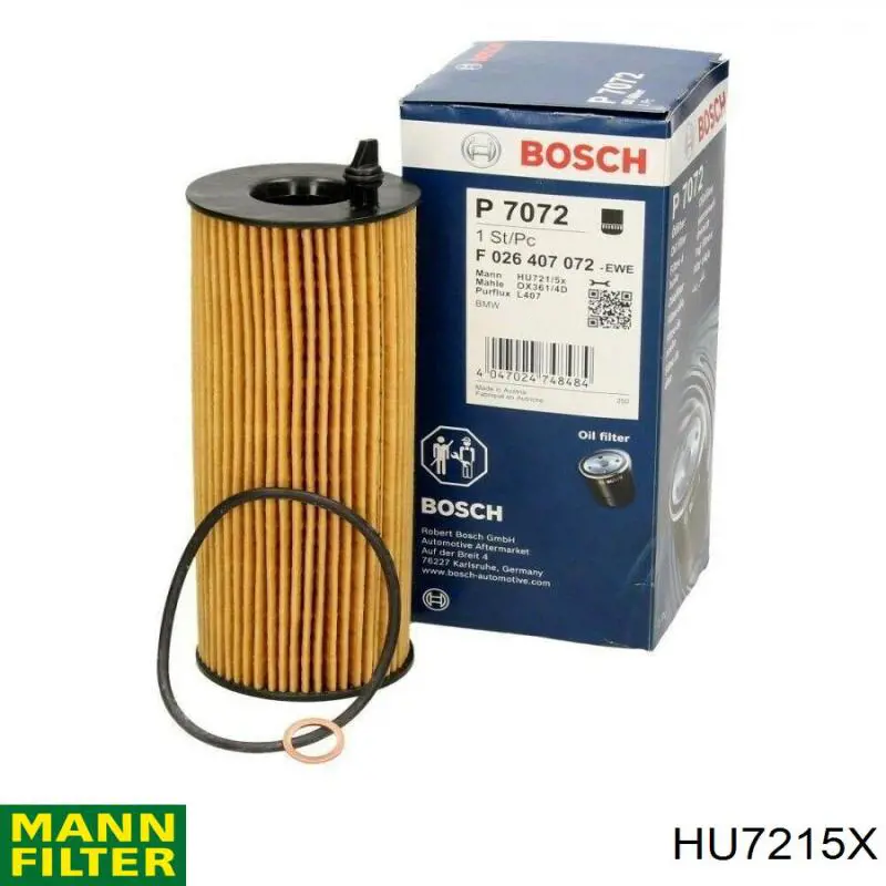 Filtr oleju Mann-Filter HU7215X cena, od 16,58 USD